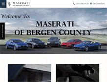 Tablet Screenshot of maseratibergencounty.com